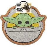 Grupo Erik Kokosmatte Fußmatte The Mandalorian Child Grogu Baby Yoda - Schmutzfangmatte 40x60 cm - Fussmatte Lustig - Türmatte Innen Star Wars Geschenke