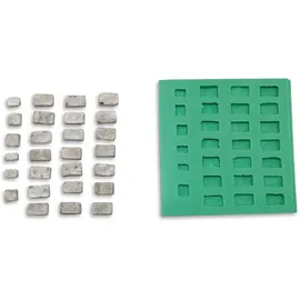 reliefgiessmasse gips Giessform Silikonform Verkleider Verblender Krippenbausteine Set 20