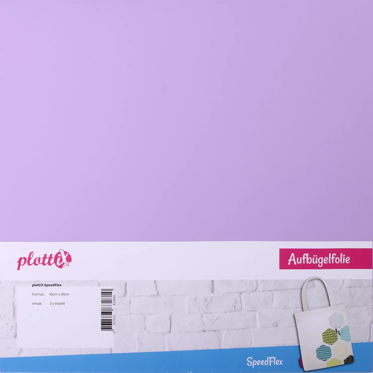 Plottix SpeedFlex 30 cm x 30 cm 3er Pack Violett