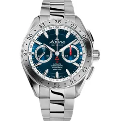 Alpina Alpiner Collection Alpiner 4 Chronograph AL-860LNS5AQ6B - blau,silber - 44mm