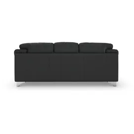 Cotta 3-Sitzer "Maranello", schwarz, B:216cm H:86cm T:93cm, 64% Polyurethan, 25% Polyester, 11% Baumwolle, Sofas