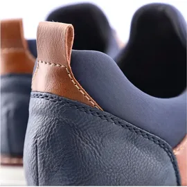 Rieker Slip-On Sneaker Herren Blau/Braun 45