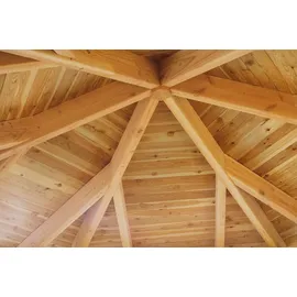 SKANHOLZ SKAN HOLZ Pavillon Colmar 1 Douglasie, lasiert in Nussbaum