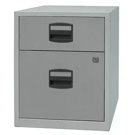 BISLEY Home PFA Rollcontainer 41,3 x 40,0 x 52,8 cm silber