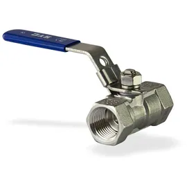 ATUSA Edelstahl Kugelhahn 2 Zoll DN50 1-tlg Absperrhahn Absperrventil