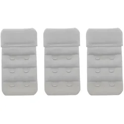 varivendo BH Verlängerung 3er Set 2 reihig 32mm weiß elastisch BH Erweiterung Verlängerer Damen Unterwäsche Komfort Kleidung Zubehör