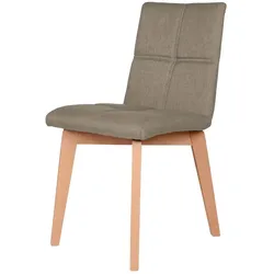 Woodford Esszimmerstuhl mit Steppung Anni ¦ beige ¦ Maße (cm): B: 44 H: 85 T: 59.0