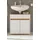 furn.design Waschbeckenunterschrank Center 60 x 62 x 34 cm Weiß/Eiche
