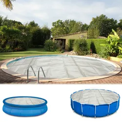 Poolpanda Power Solarfolie 600 cm rund transparent | 300 my | 16 mm Luftblasen