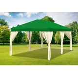 Gartenpavillon 3x6m Polyester Grün Partyzelt Wasserdicht Festzelt Event Gazebo