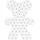 HAMA BEADS Maxi Stick Lochplatte Teddybär 20 x 15,5 cm