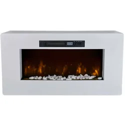 Chemin'Arte Elektrischer Standkamin Méribel 100 cm mit LED-Flammeneffekt - 121