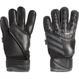 Adidas Predator Match Fingersave Torwarthandschuhe - Black / Black - 11