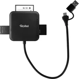 Rollei 4-in-1 Kartenlesegerät | SD, CF, MS | Rollei