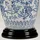 Elstead Lighting Blue Ginger Jar Blau Weiß