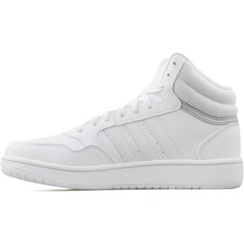adidas Hoops Mid Shoes Basketball Shoe, FTWR White/FTWR White/Grey Two, 36 2/3 EU