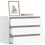 vidaXL Kommode 80 x 41 x 58 cm Weiß