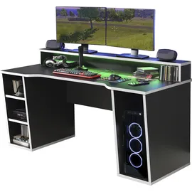 Forte Tezaur Gaming Desk mit RGB-Beleuchtung 22333619-0