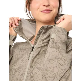 Vaude Women's Adlux Air Jacket, Fahrrad Windjacke, linen,