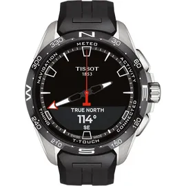 TISSOT T-Touch Connect Solar 47,5 mm Silikonarmband Schwarz T121.420.47.051.00