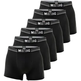 Mustang Boxershort 6er Pack in Schwarz L