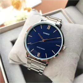 Casio analog MTP-VT01D-2BUDF (A1613) - Dunkelblau/Silber