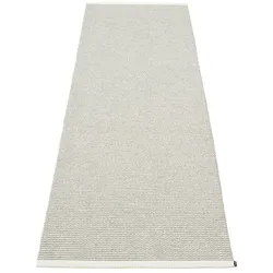 pappelina Mono Outdoor-Teppich - fossilgrau / warmgrau 85 x 260cm