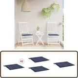 Palettenkissen 2 Stk. Marineblau 40x40x3 Cm Oxford-gewebe - Sitzkissen - Palettenkissen - Gartenkissen - Terrassekissen - Outdoorkissen