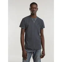 G-Star Nifous R T Kurzarm-T-Shirt Dark Black Garment Dyed L