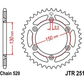 JT Sprockets Kettenrad 520 43 Zähne