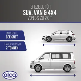 Alca Rangierwagenheber Stahl 2 t grau