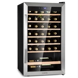 Klarstein Weinkühlschrank 1 Zone 95 L / 36 Flaschen 4-18°C Touch