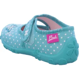 Beck Niedrige Hausschuhe, türkis, 28 EU