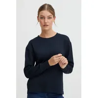 Oxmo Rundhalspullover OXPea 21800117-ME Bequemes Sweatshirt mit Mittelnaht in