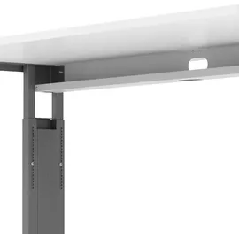 Hammerbacher Schreibtisch O-Line grau