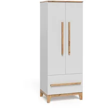 VitaliSpa Kinderkleiderschrank Malia 70 x 186,8 cm Spanplatte weiß