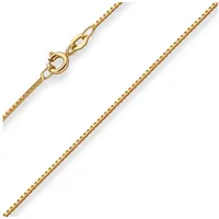 Schmuck Krone Goldkette 0,9mm Veneziakette aus 333 Gelbgold 45cm, Gold 333 goldfarben