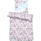 Apelt Blossom hellblau/rose 135 x 200 cm + 80 x 80 cm