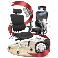 Clouvou MasterSeat Bürostuhl Ergonomisch – Schwarz