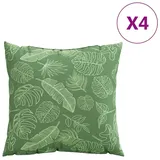vidaXL Scatter Kissen 4 Pcs Mehrfarbig 40 X 40 cm Stoff