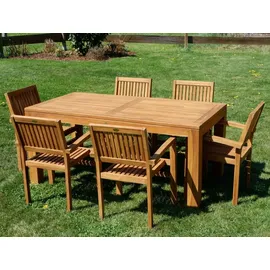 ASS Altenburger Teak Set 7-tlg. Braun