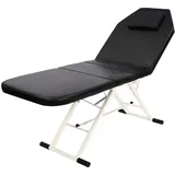 unkonwcy 3Zonen Massageliege Klappbar Massagetisch Mobile Massagebank Tragbares Klappbett HöHenverstellbar Kosmetikliege Tattoo Liege Breit Therapieliege Mit KopfstüTzeall-Inkl. Ergonomische