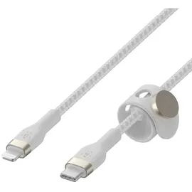 Belkin Pro Flex Lightning/ USB-C Kabel bis 15W mfi zertifiziert CAA011BT1MWH