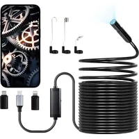Vevor Endoskopkamera 1920P HD Inspektionskamera für Android iOS, mit