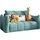 WFL GROUP Schlafsofa Lilo 120 x 86 x 101 cm Cordstoff blau
