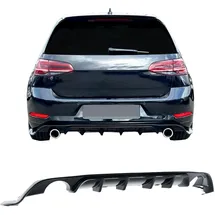 JOM Car Parts & Car Parts GmbH JOM 5G2805901 Heckdiffusor Heckansatz schwarz glänzend passend für Golf 7 Facelift, Bj.: 2017-2019 Sport Look