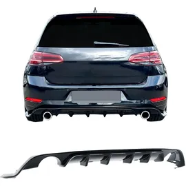 JOM Car Parts & Car Parts GmbH JOM 5G2805901 Heckdiffusor Heckansatz schwarz glänzend passend für Golf 7 Facelift, Bj.: 2017-2019 Sport Look