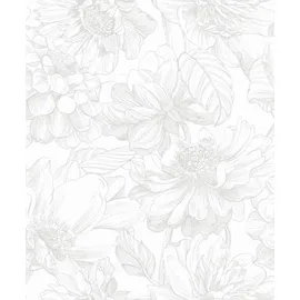 Art for the home Vliestapete Soft Blush Dahlia 53 cm x 10 m 1 St Grau/Pink 34193