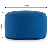 Bodenkissen Fußkissen Yogakissen Meditationskissen Augenkissen Sitzkissen rund ø31xH20cm Bezug waschbar
