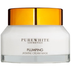 Pure White Cosmetics Plumping Jasmine Cream Mask Feuchtigkeitsmasken 50 ml